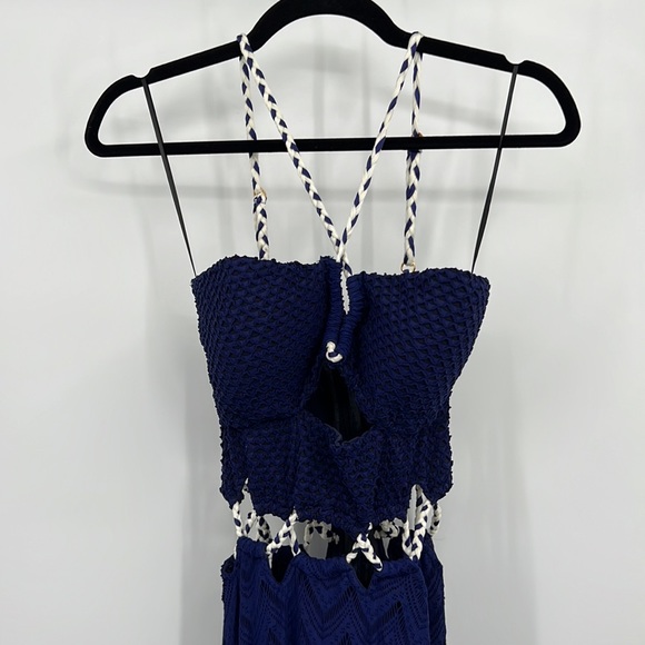 PatBO La Mer Trim Beach Dress in Indigo - Picture 8 of 16